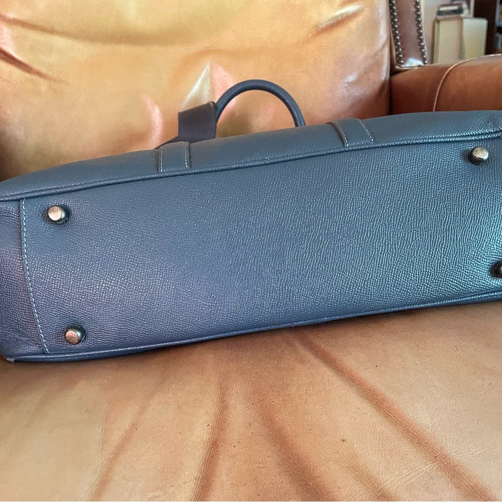 Gorgeous Coach Metropolitan Double Zip Business Case in pebble leather. - Picture 4 of 15